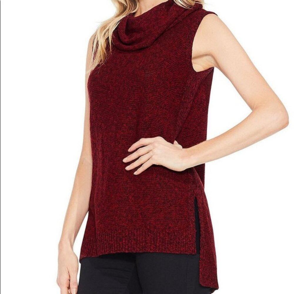 Two By Vince Camuto Size Large “Roadtrip” Cowl Neck Sweater Tank NWT